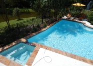 Pool and Spa with Deck Jets